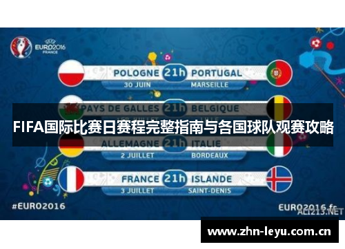 FIFA国际比赛日赛程完整指南与各国球队观赛攻略 FIFA国际比赛日赛程完整指南与各国球队观赛攻略